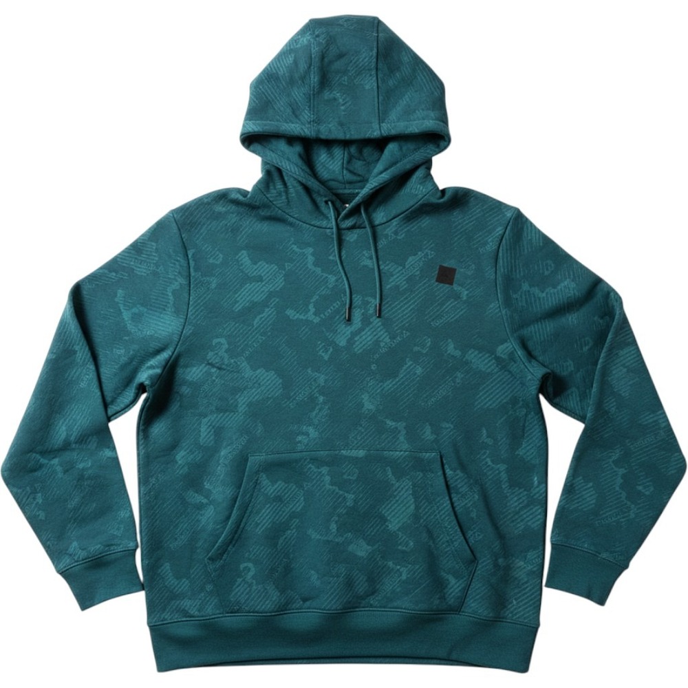 Reebok Flow Hoodie Mens 3XL Teal New RBK-DRY Balsam Print Pullover